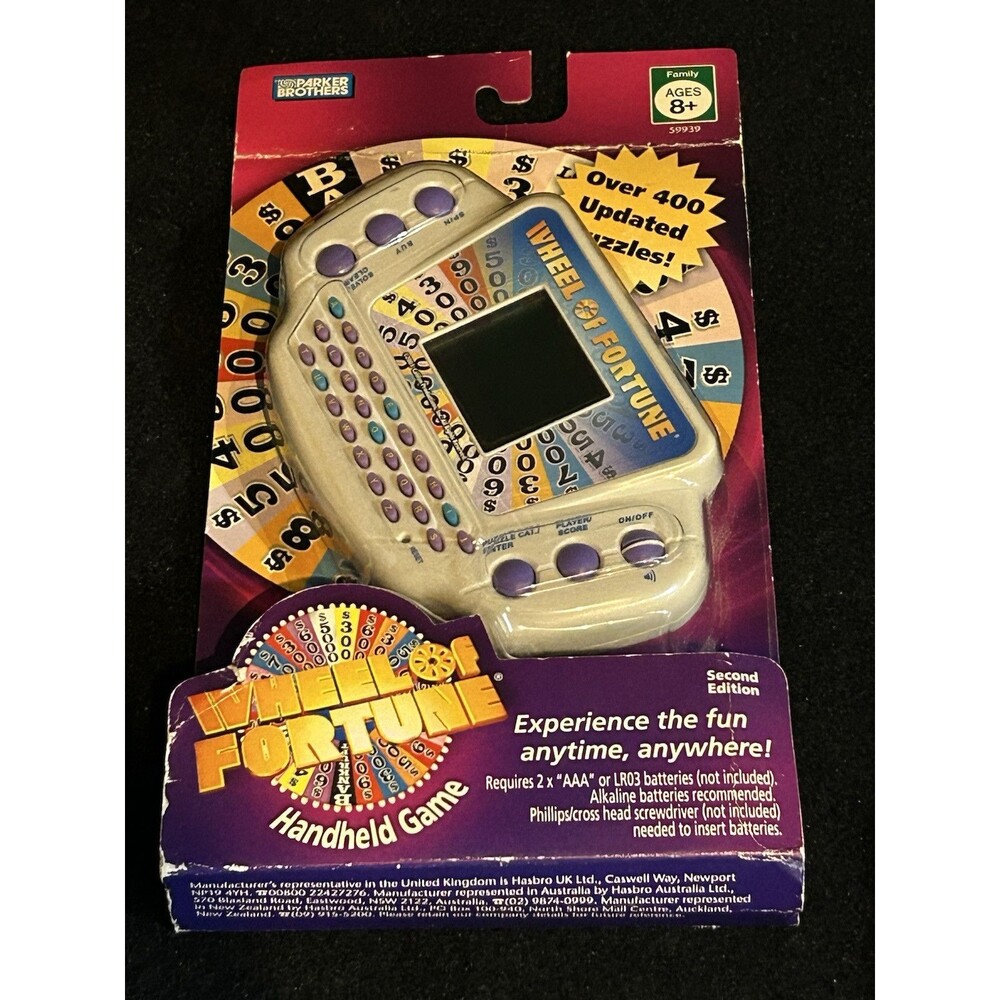 Wheel Of Fortune Handheld Electronic Game Hasbro Sealed 2005 2nd Edition B1